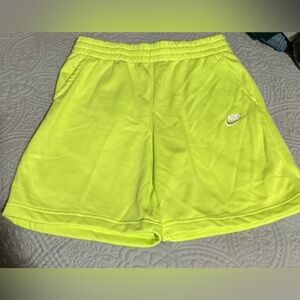 Nike Neon Yellow Standard Fit Shorts
